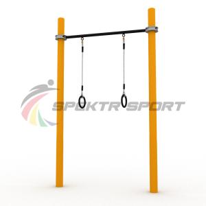 Купить Турник классический для занятий Воркаут с кольцами SP WRK-07 + Rings_76mm в Сибае 