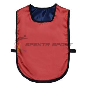 Купить Манишка футбольная двусторонняя универсальная Spektr Sport красно-синяя в Сибае 